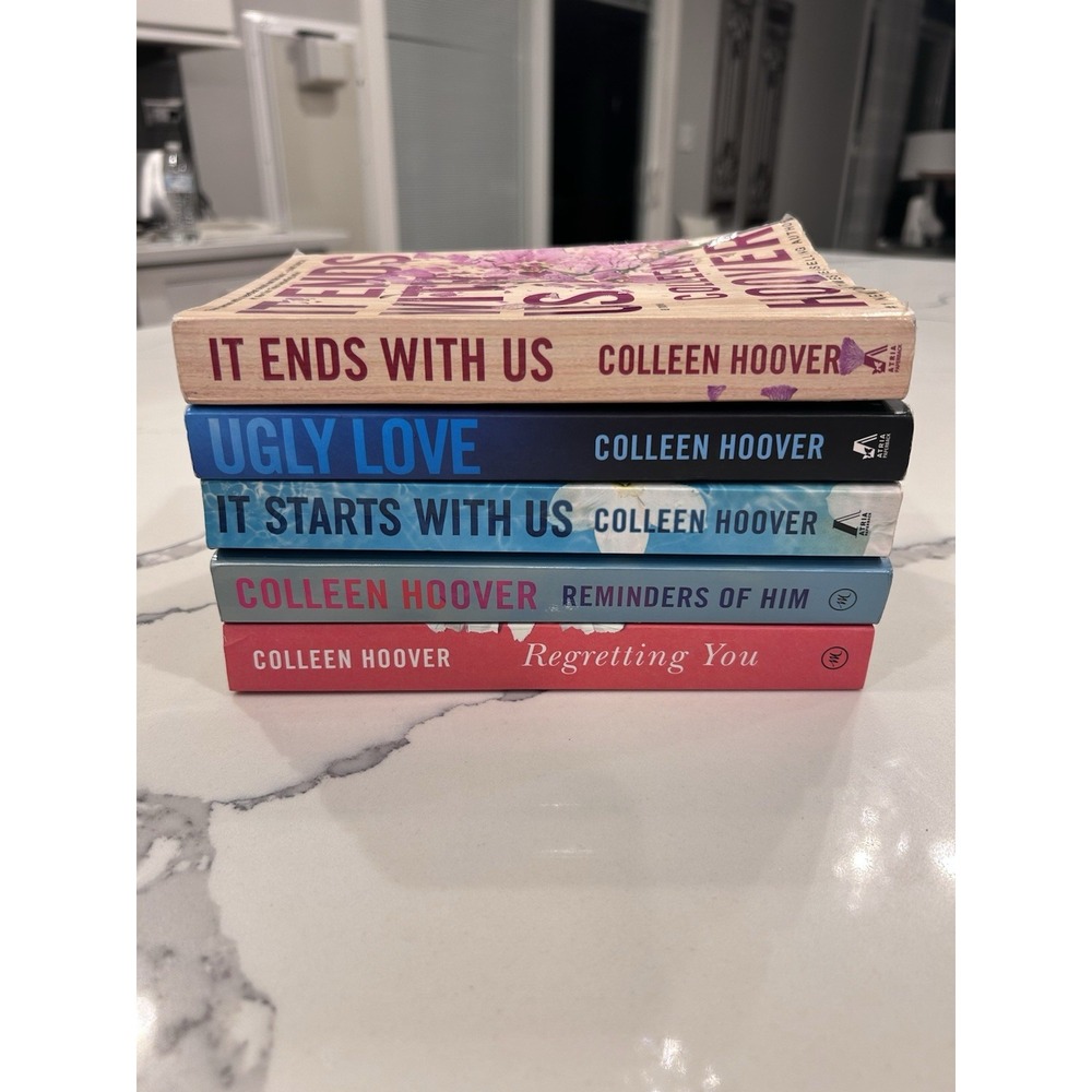 Colleen Hoover Books New York Best Selling Author Lot of 5 Books